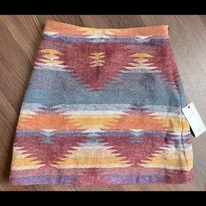 Aura Tribal Skirt, NWT Small